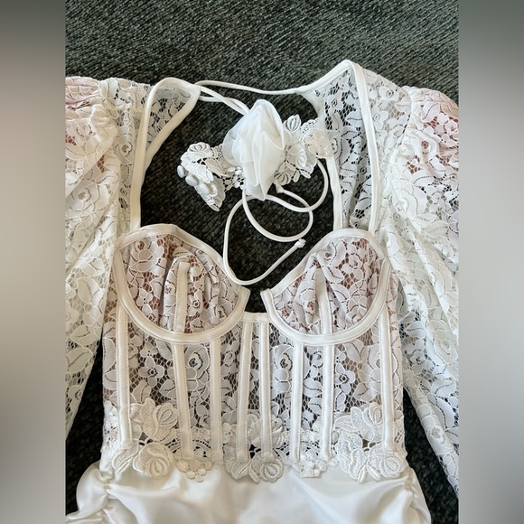 For Love and Lemons White Lace Dress - Picture 6 of 8